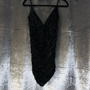 Black sparkle dress